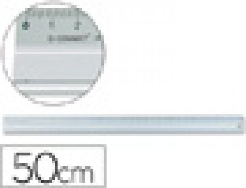 Regua metalica aluminio q-connect 50 cm , Q-connect , 17910 , 5705831002883